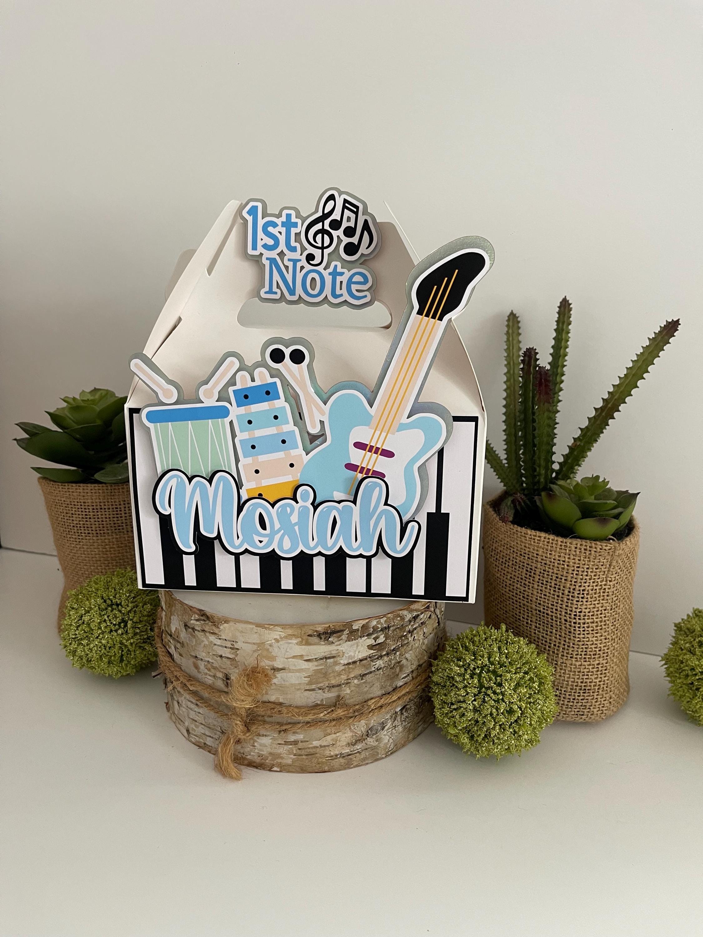 Music Birthday Decorations, Music Party Favor Box, Music Instruments ...