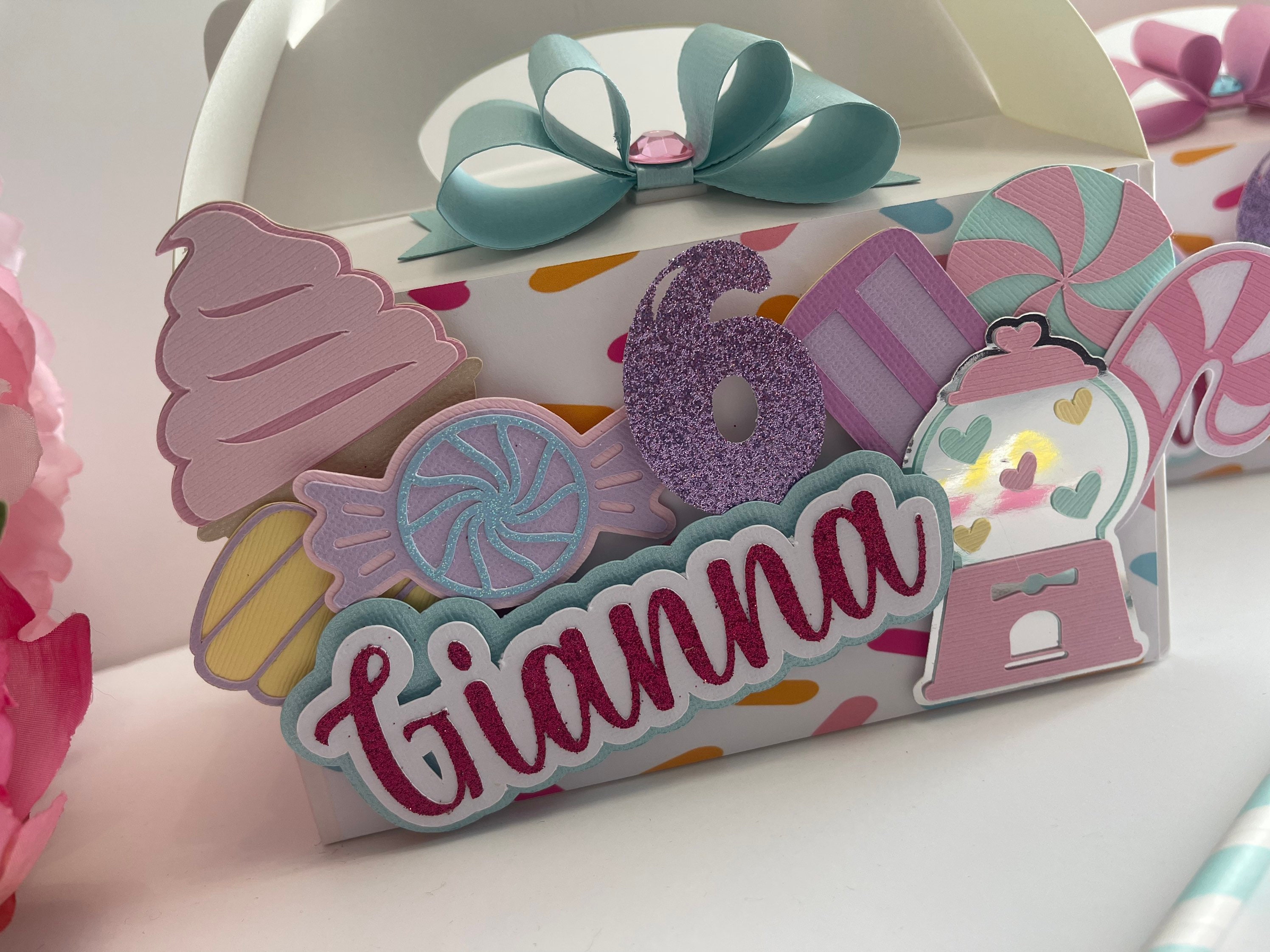 Candy Land party favor box