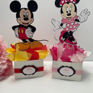 Minnie Centerpiece Mickey Centerpiece Characters Centerpiece Birthday Centerpiece Party Centerpiece