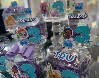 Bubble Guppies Bubble Guppies party Favor box Bubble Guppies treat box Bubble Guppies party supplies Bubble Guppies birthday