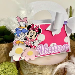 Minnie  party favor purse,  Minnie goody purse, Minnie birthday theme, Minnie birthday decorations, Minnie Personalized party box
