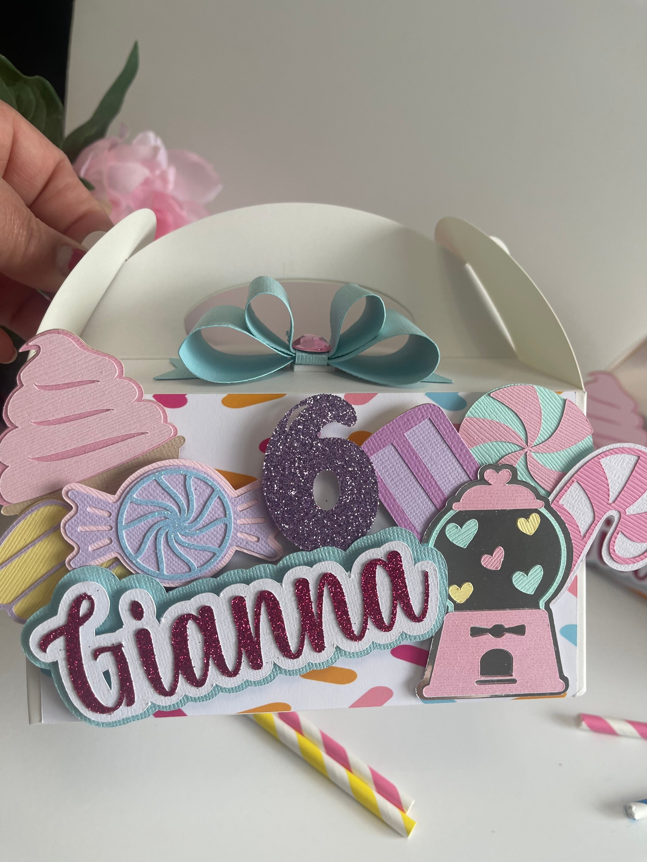 Candy Land party favor box