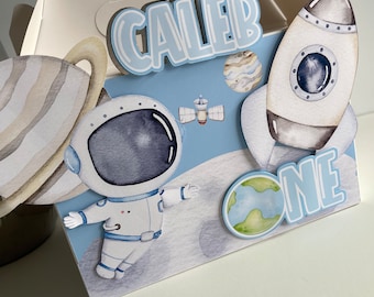 Astronaut party favor box, Astronaut birthday theme, Astronaut birthday decoration, Space party favor box, Space birthday theme, Space party