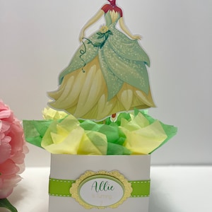 Tiana Centerpiece Princesses frog party decor Princesses Tiana Centerpiece Princesses Centerpiece Characters Centerpieces