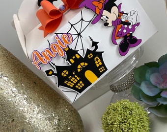 Minnie Halloween party favor, Mickey Halloween party box, Minnie Halloween birthday, Mickey birthday theme, Minnie party decorations