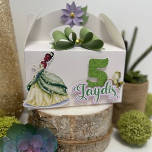 Princess Tiana party favor, Tiana goody bag, Princess Tiana birthday theme, Tiana birthday decorations, Tiana party, Tiana surprise box