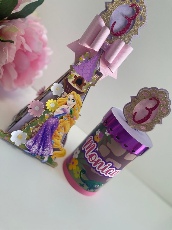 Rapunzel Party Favor Box, Rapunzel Birthday Decorations, Rapunzel