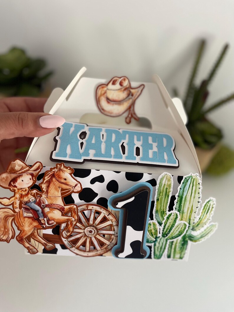 Box Rodeo Rodeo Party Favor Box, Rodeo Birthday Decorations, Rodeo Birthday Theme ...
