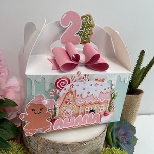 Gingerbread party favor, Gingerbread birthday theme, Gingerbread birthday decorations, Winter birthday theme, Christmas birthday theme,