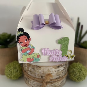 Baby Tiana Favor Baby Tiana Birthday Baby Tiana party favor Box Baby Tiana party Decoration Tiana Birthday Theme Tiana Favor Box