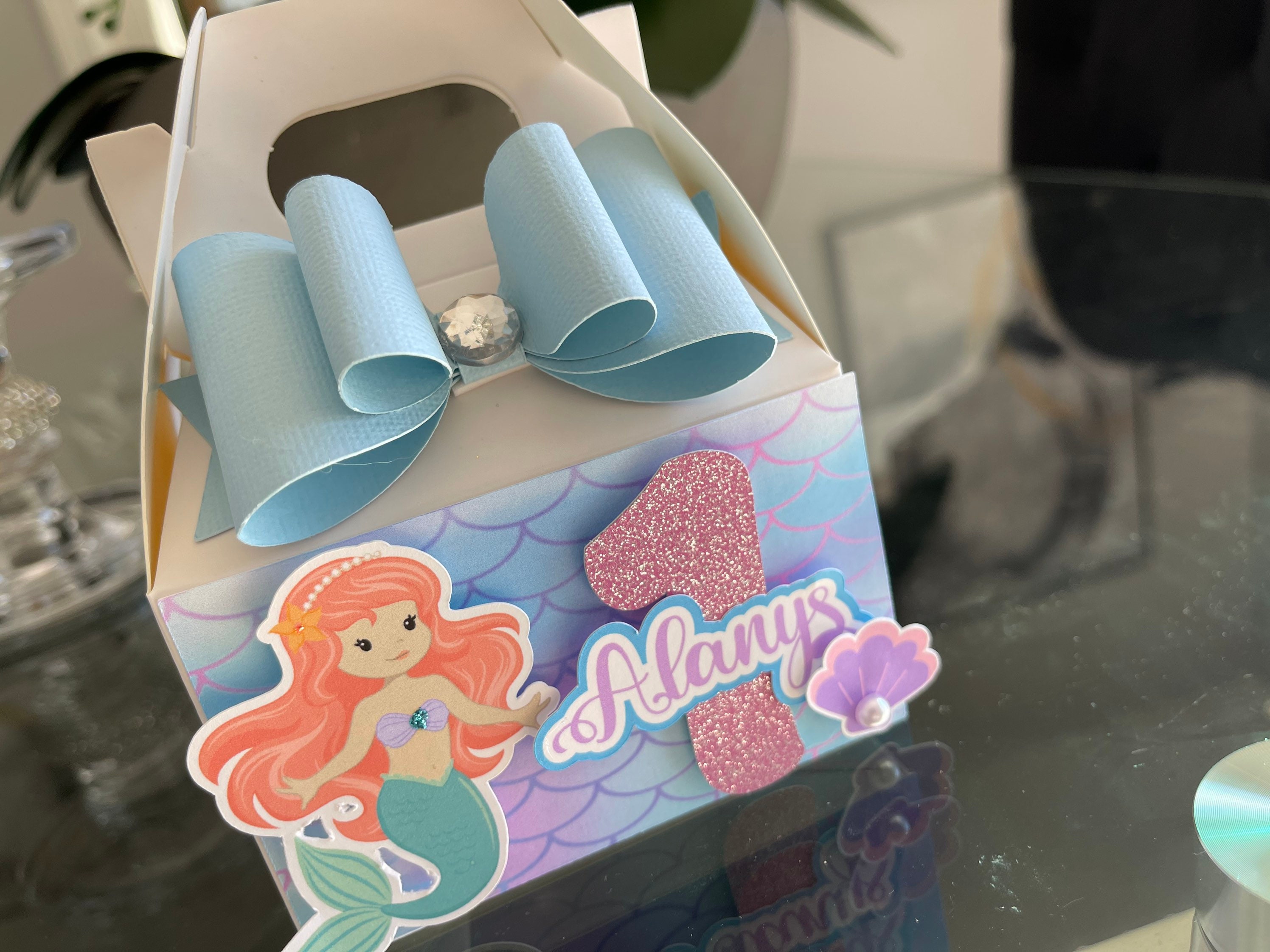 Mermaid Party Favor Box, Mermaid Birthday Decorations, Mermaid Party ...