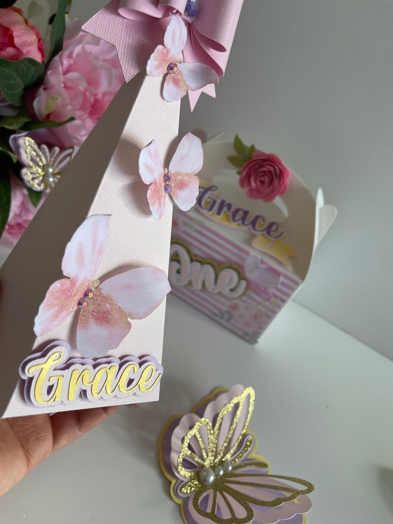 MotiMind 24 Pcs Butterfly Treat Boxes - Pink & Purple Party Favor Boxes For Candy, Baby Shower, Birthday - View #8
