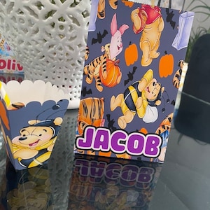 Winnie the Pooh Halloween bag, Winnie the pooh birthday theme, Winnie the pooh birthday decorations, Winnie party Favor, Winnie the Pooh