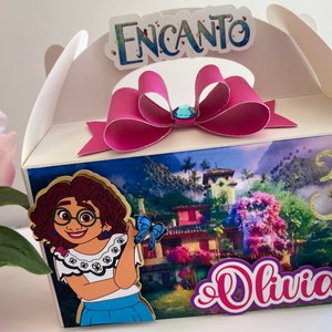 Encanto party Favor box, Encanto treat box, Maribel party favor, Encanto birthday decorations, Encanto birthday theme, Encanto treat box