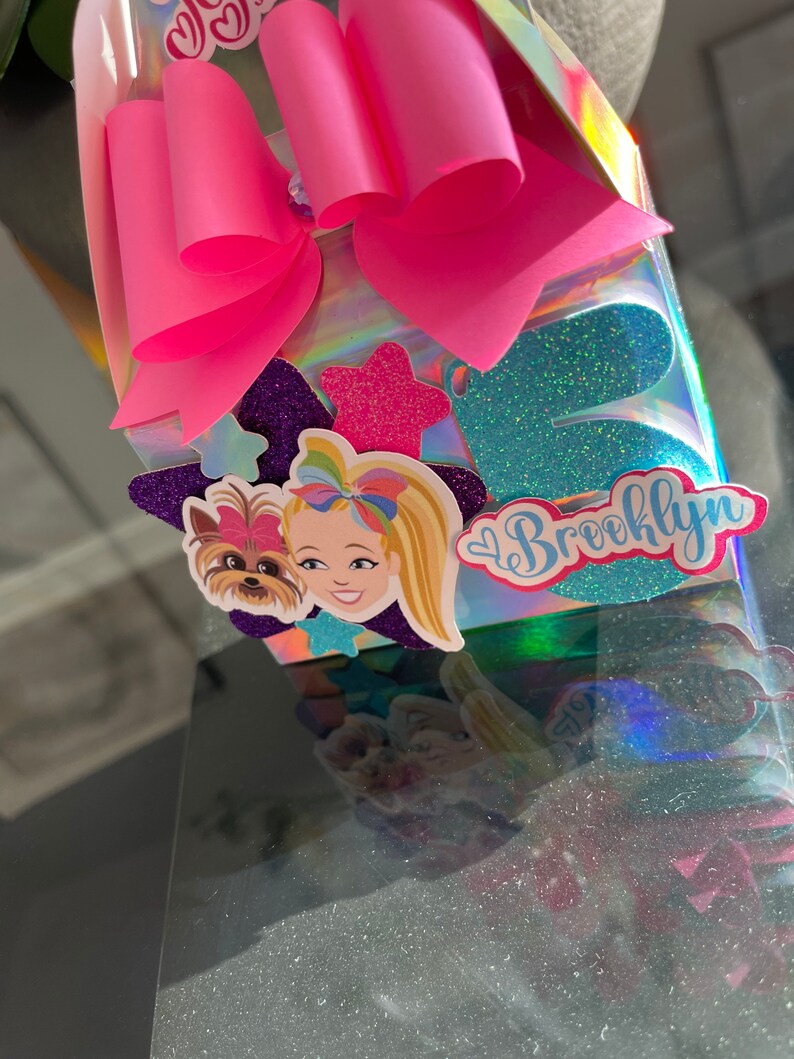 Jojo Siwa Party Favor Box Jojo Siwa Party Supplies Jojo Siwa Etsy