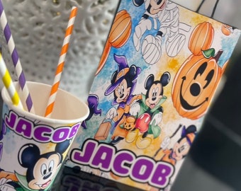 Halloween party bag Halloween Minnie party bag Mickey party bag