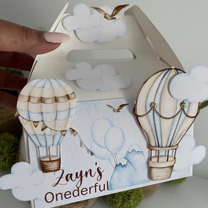 Heteluchtballon Feestbedankje, Heteluchtballon Verjaardagsversieringen, Heteluchtballon Verjaardagsthema, Heteluchtballon Goody Box,