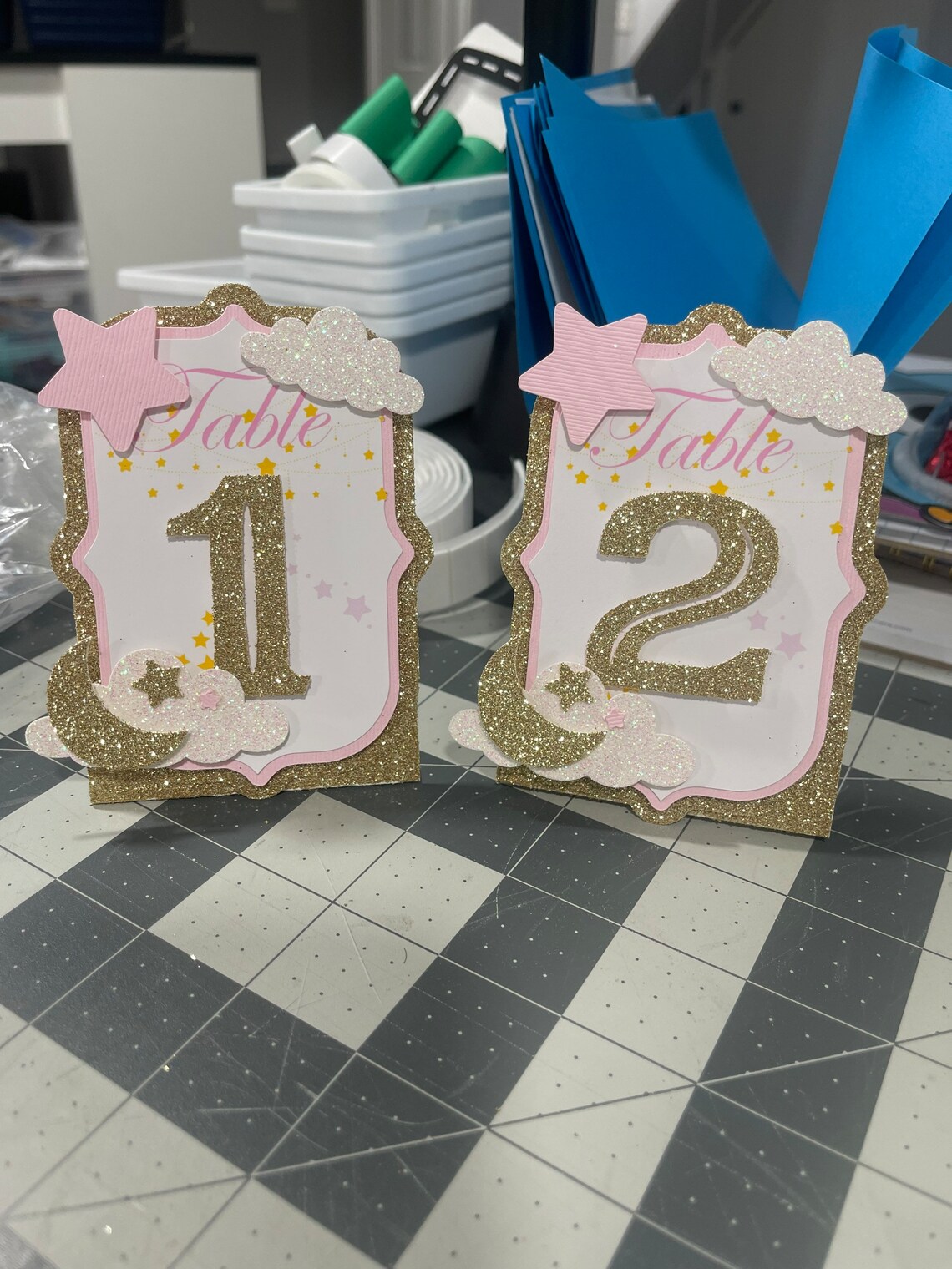 Large Star Table Numbers Twinkle Twinkle Little Star Table Number Twinkle Twinkle Little Star ...