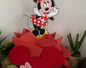 Minnie Twodler Centerpieces,  Minnie Twodler Table Centerpieces, Minnie Twodler birthday theme, Minnie birthday decorations,