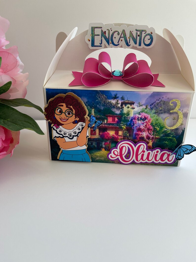 Encanto Party Favor Box Encanto Treat Box Maribel Party Etsy