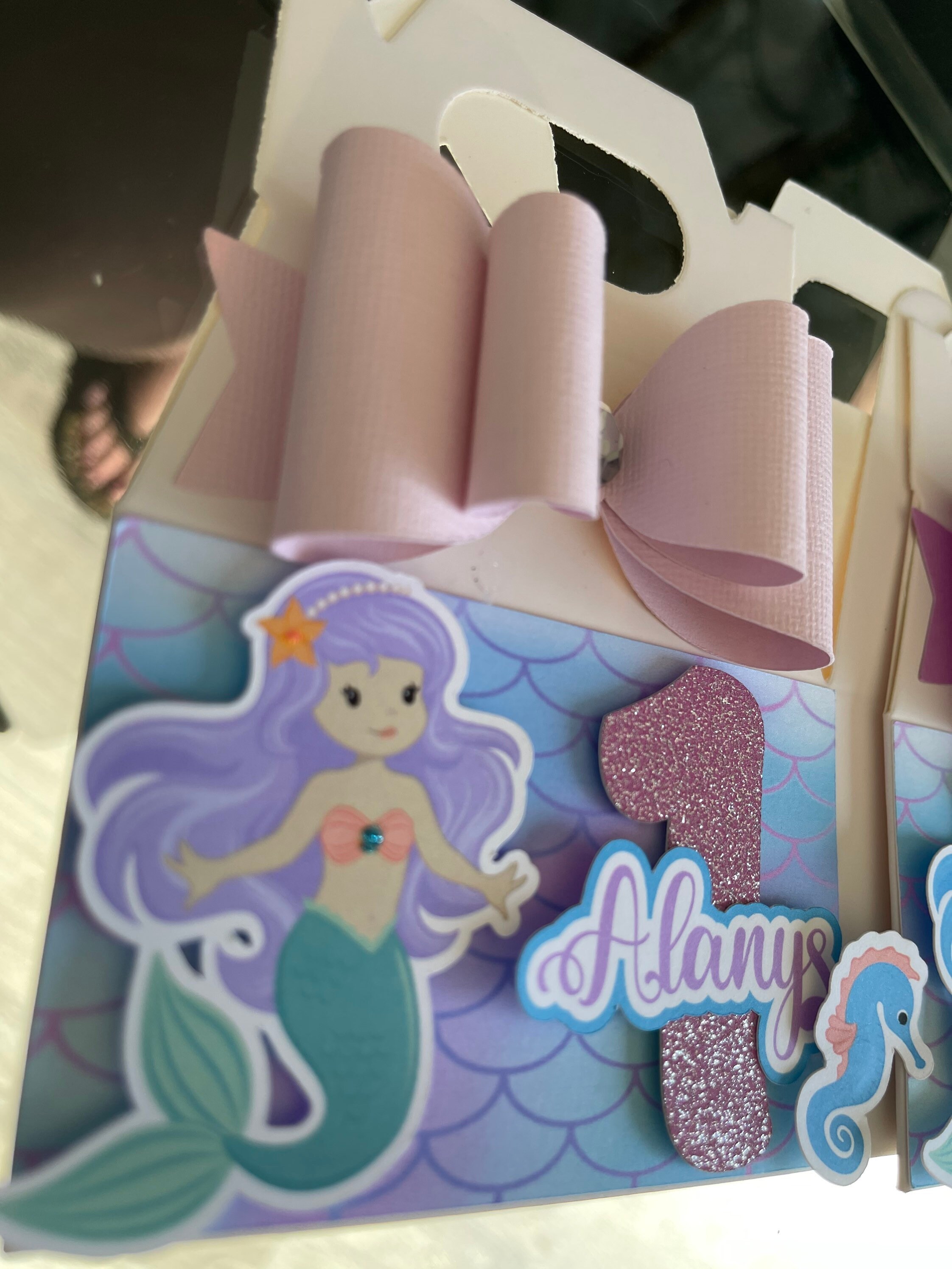 Mermaid Party Favor Box, Mermaid Birthday Decorations, Mermaid Party ...