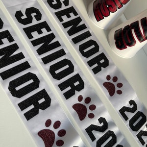 Senior sash cheerleaders sash graduation sash