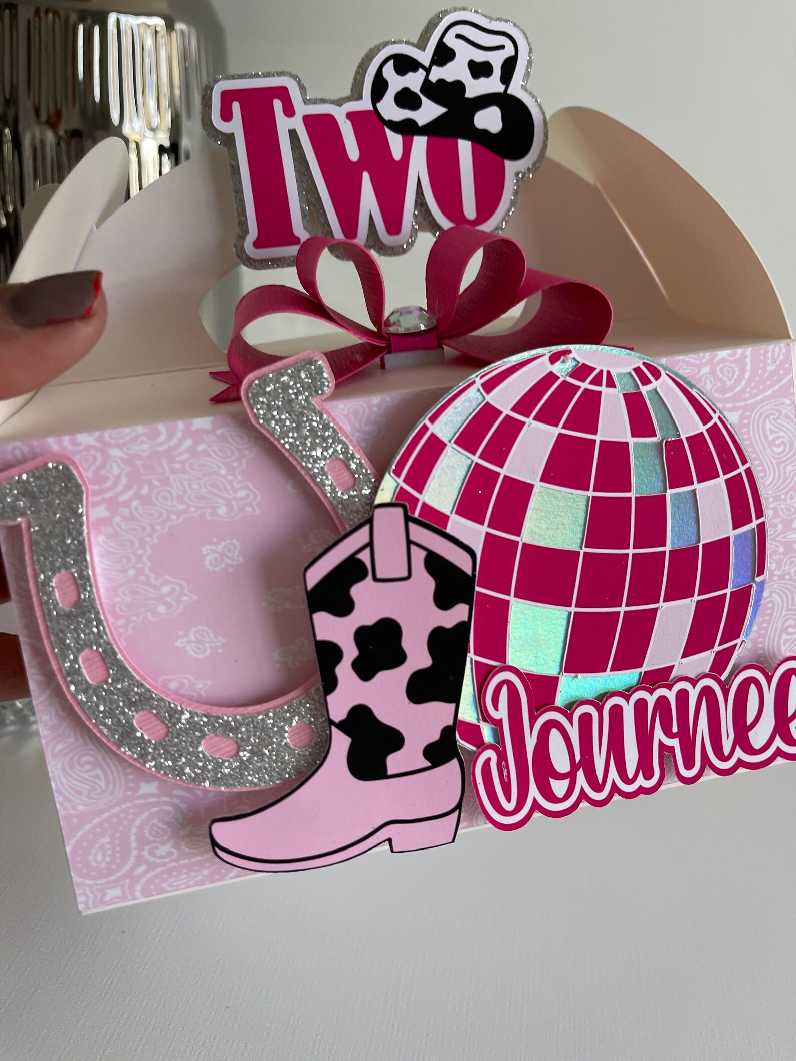 Box Rodeo Rodeo Disco Party Favor Box, Rodeo Disco Birthday Decorations, Rodeo ...