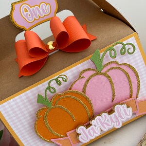 50 Sets Pumpkin Party Favor Bags With Cards & Glue Dots - Fall Halloween Thanksgiving - View #6