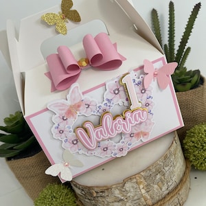 Butterfly party favor box, Butterfly birthday Butterfly party decorations, Butterfly theme party, Butterfly first birthday theme