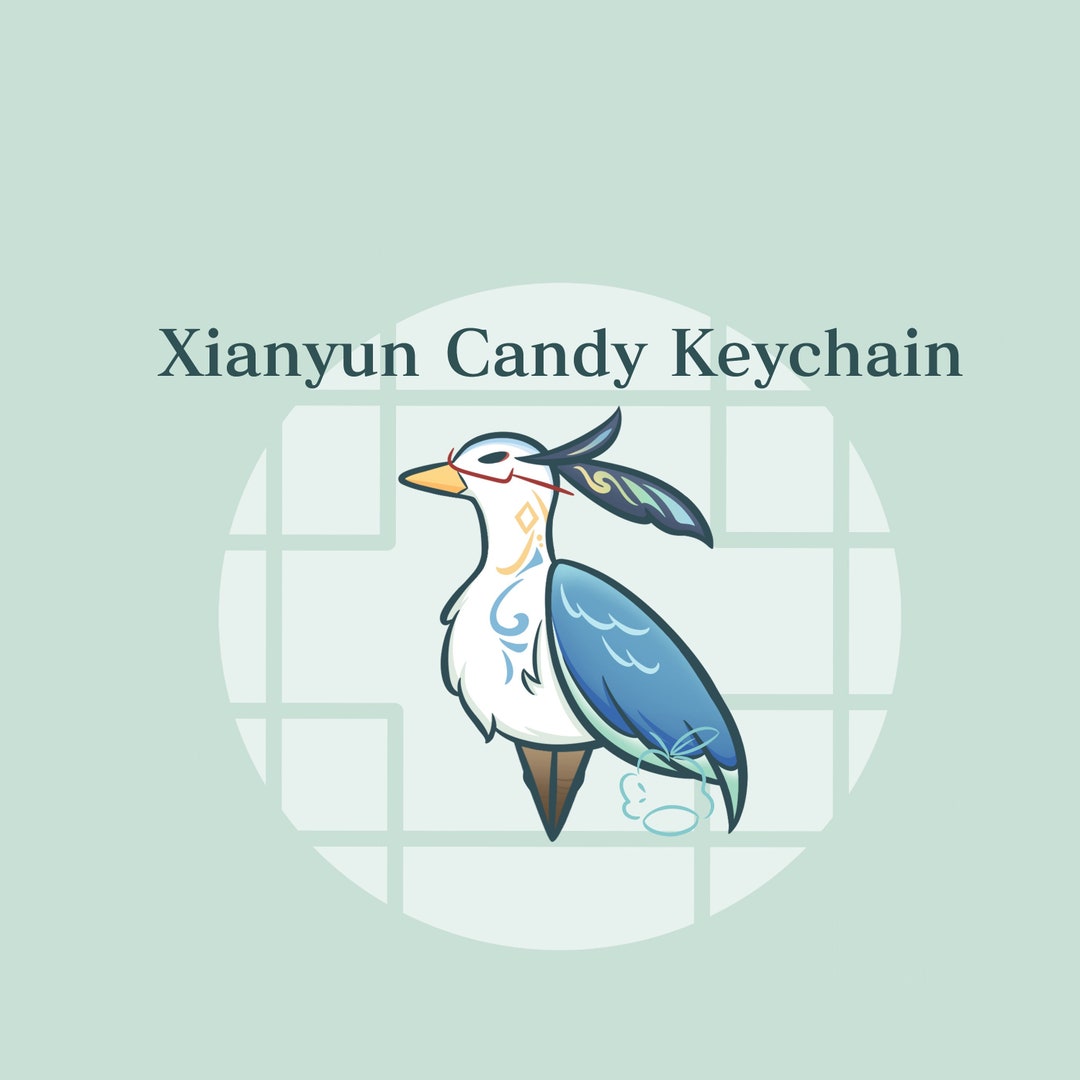 Preorder Cloud Retainer Candy Keychain, Xianyun Keychain, Candy Keychain, Genshin Keychain