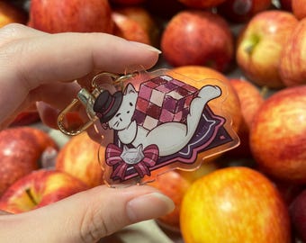 Genshin Lyney, Lynette, Freminet Keychain - Fontaine Siblings Keychains