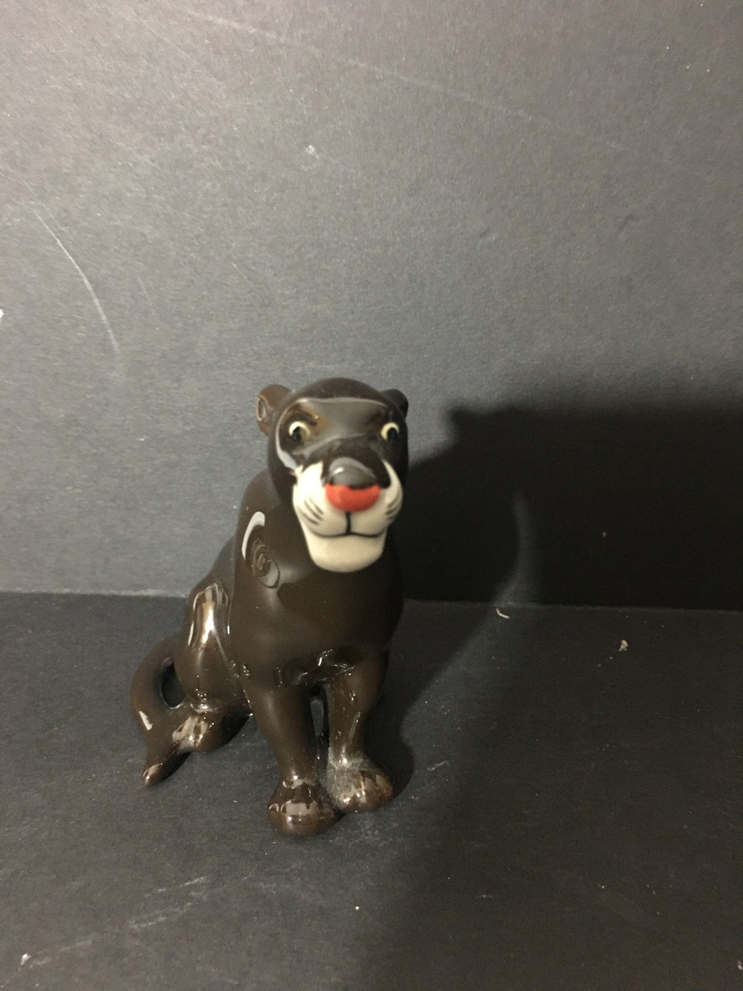Disney Bagheera Jungle Book Panther Ceramic Figure 3.5 Tall. - Etsy