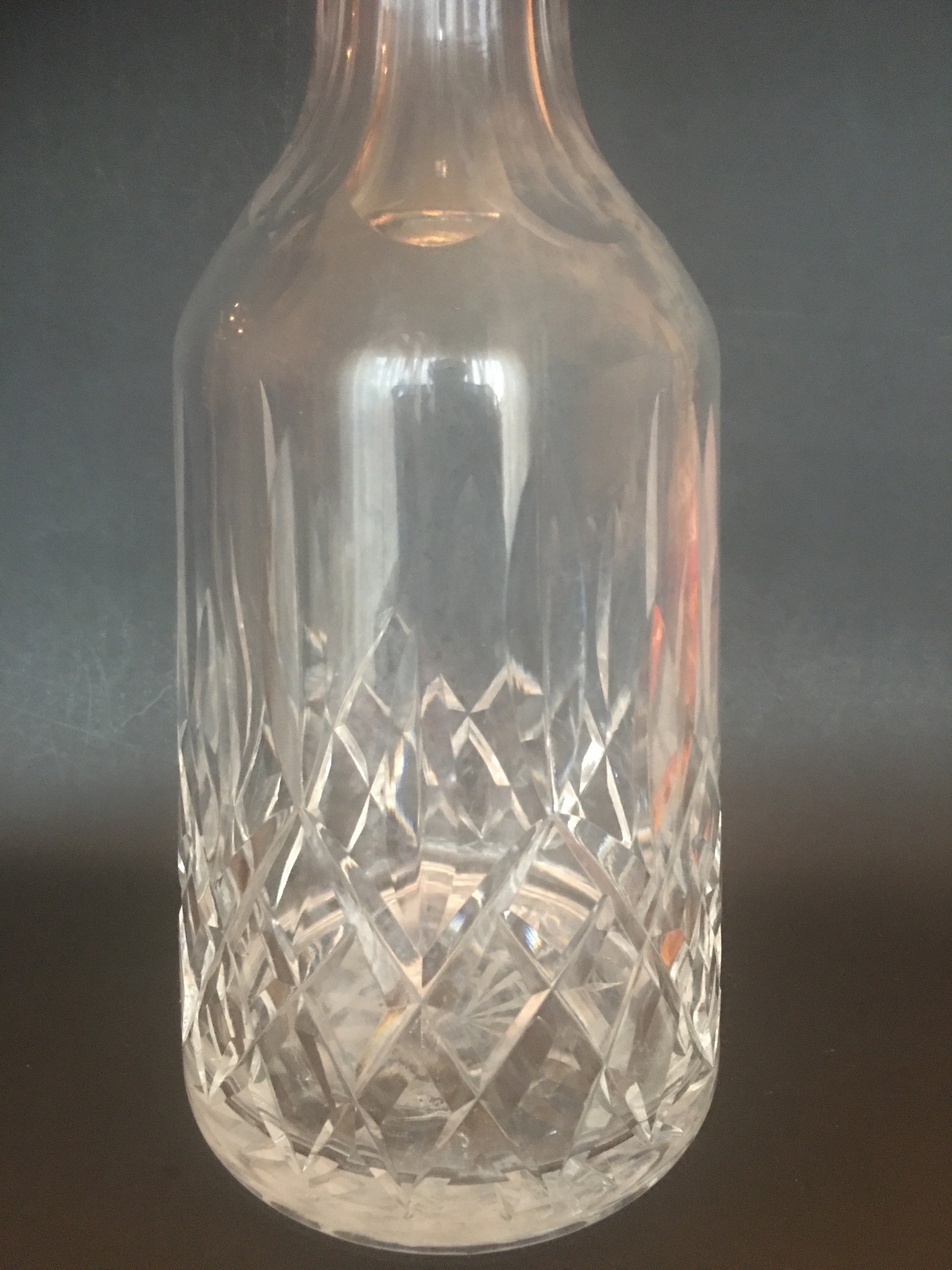 ウォーターフォード クリアガラス クリスタル リズモア パターン