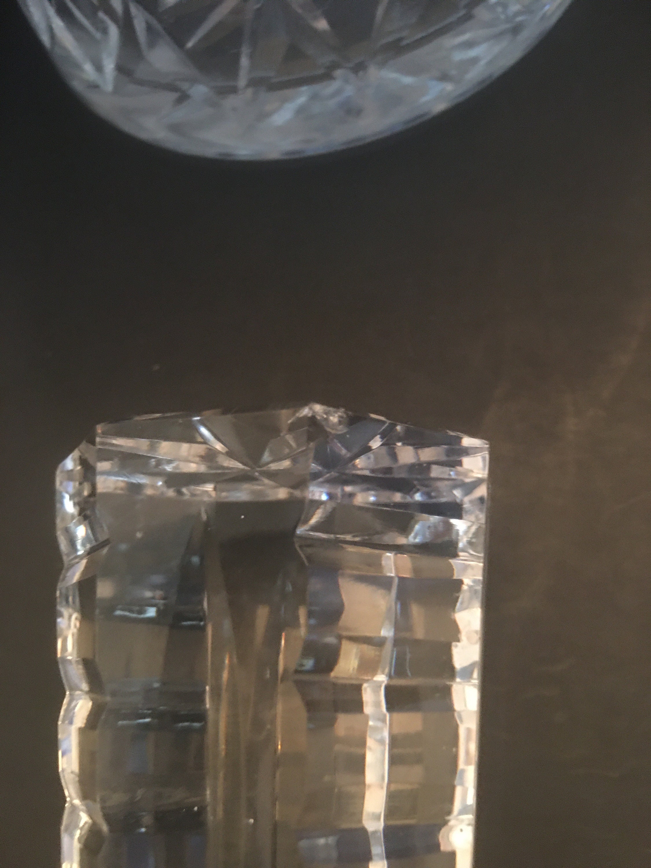 ウォーターフォード クリアガラス クリスタル リズモア パターン