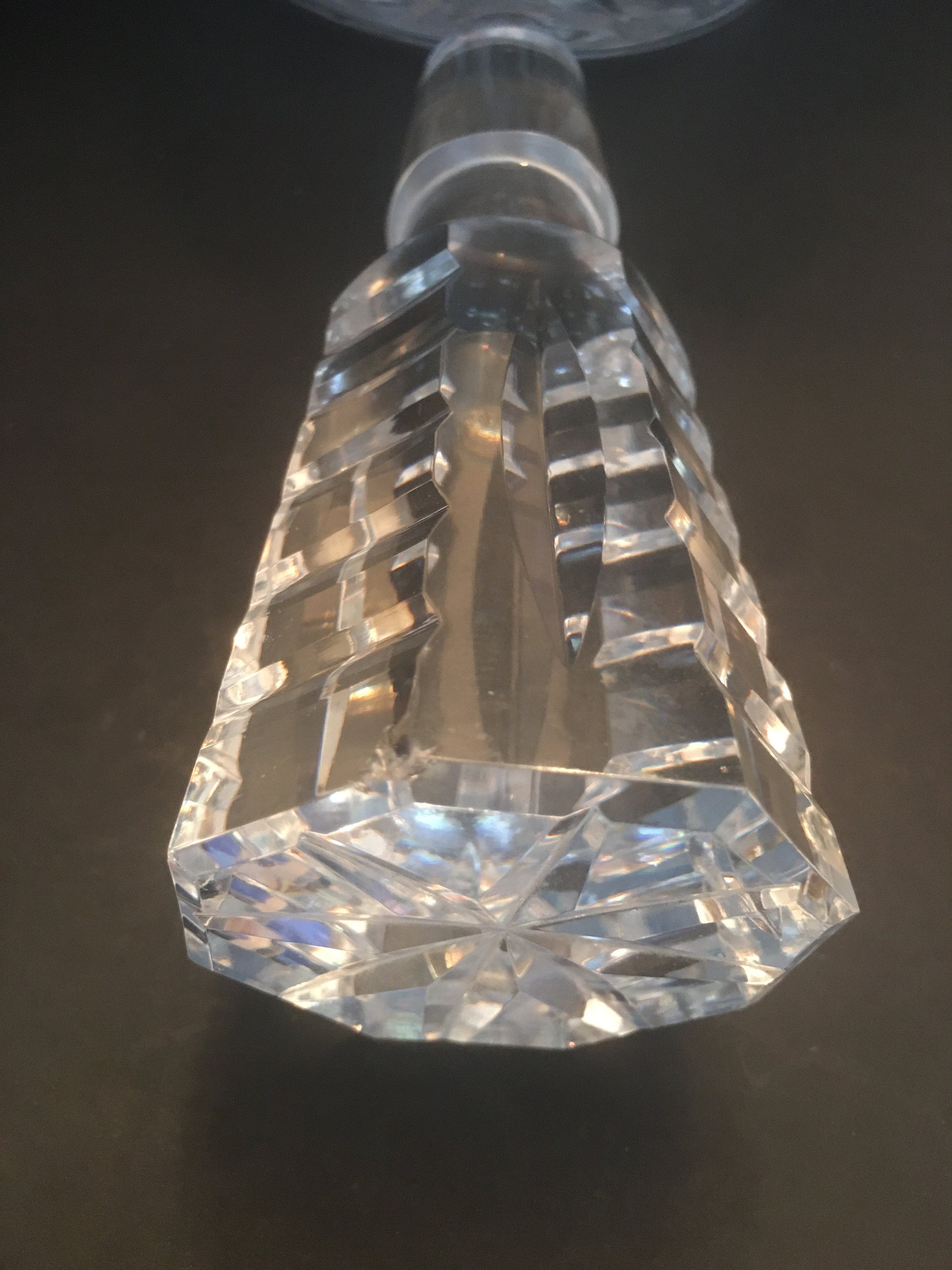 ウォーターフォード クリアガラス クリスタル リズモア パターン