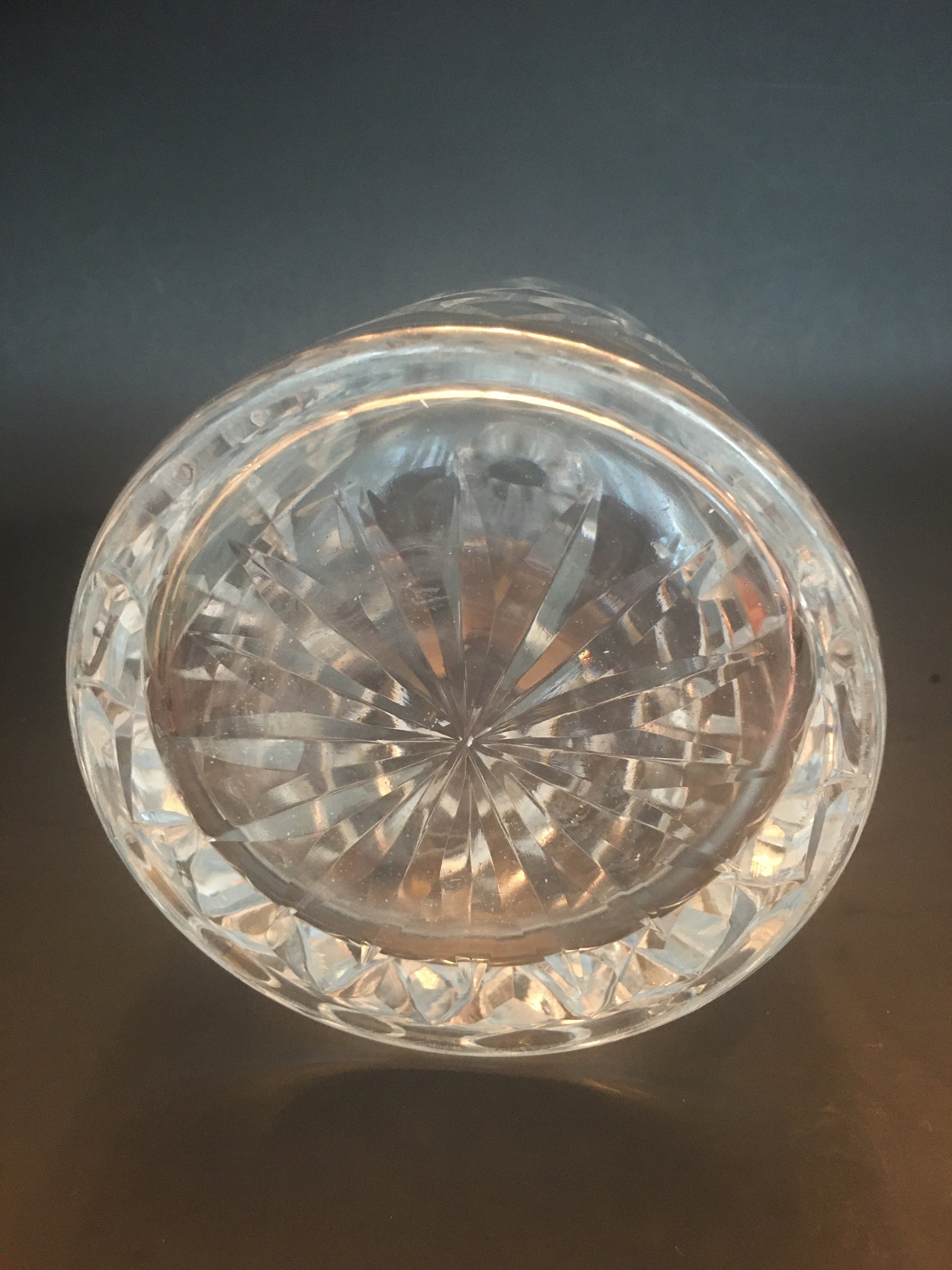 ウォーターフォード クリアガラス クリスタル リズモア パターン