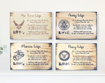 Military Wife Gift Etsy