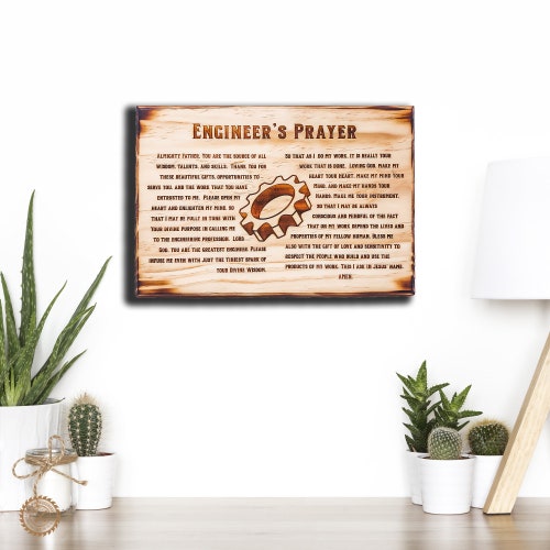 Pray For Build Machine Engineers Prayer Gift for Engineers Electrical Engineer - Etsy
