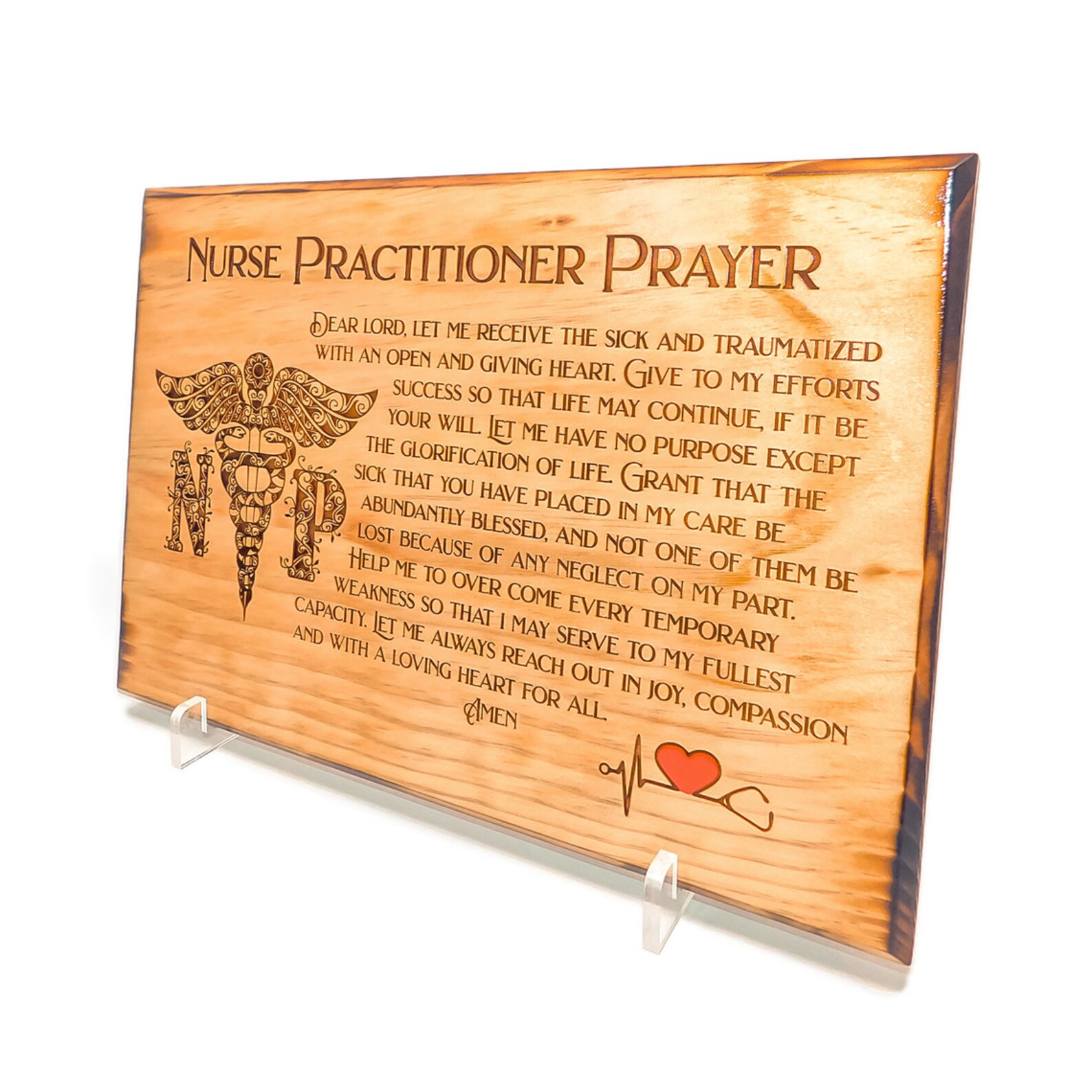 Nurse Practitioner Prayer Plaque Nursing Plaque NP Gifts Etsy