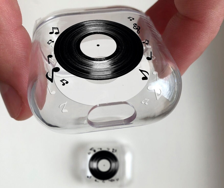 Music Notes Airpods Plastic Case Music Plate Airpod Case Solid Etsy