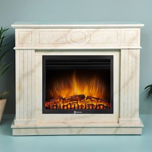 Decorative fireplace, Home decor, Fireplace cladding, Fireplace, Mantel, Wooden fireplace, Handmade furniture, Electric fireplace, Furniture