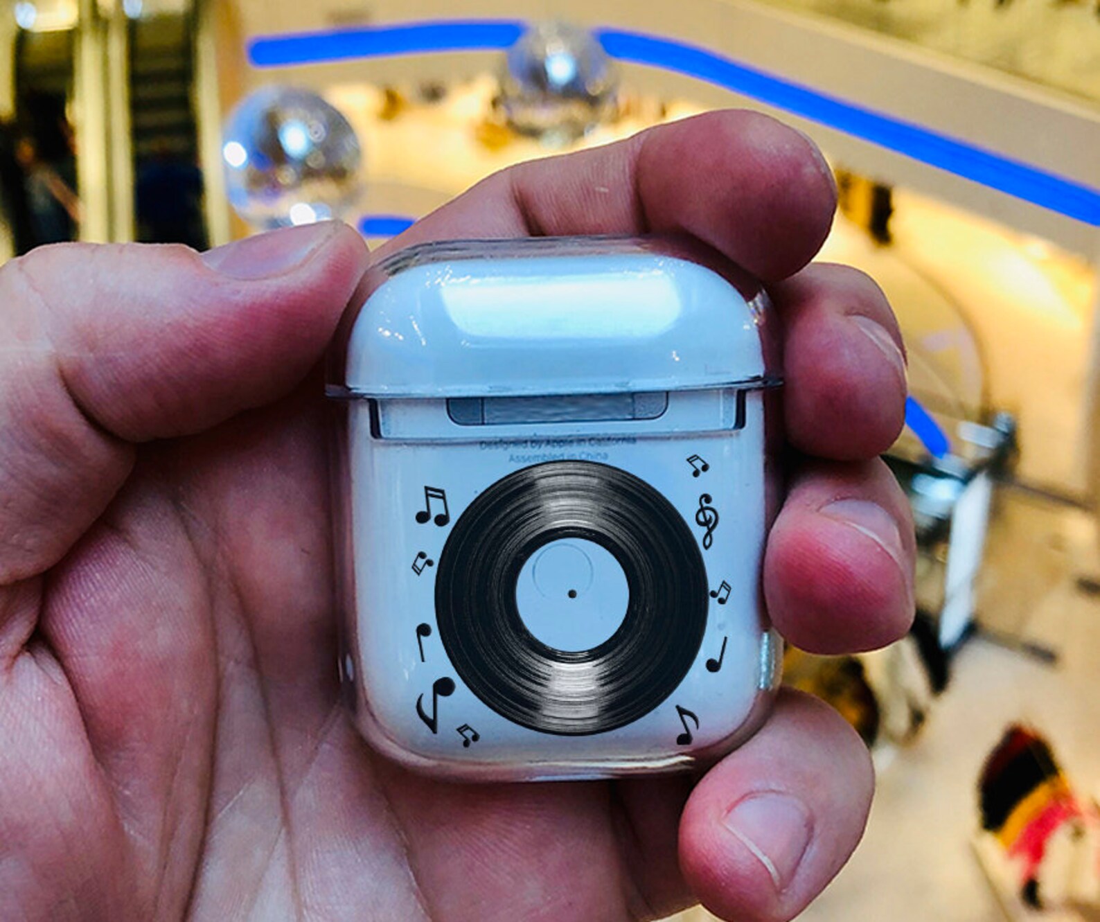 Music Notes Airpods Plastic Case Music Plate Airpod Case Solid Etsy