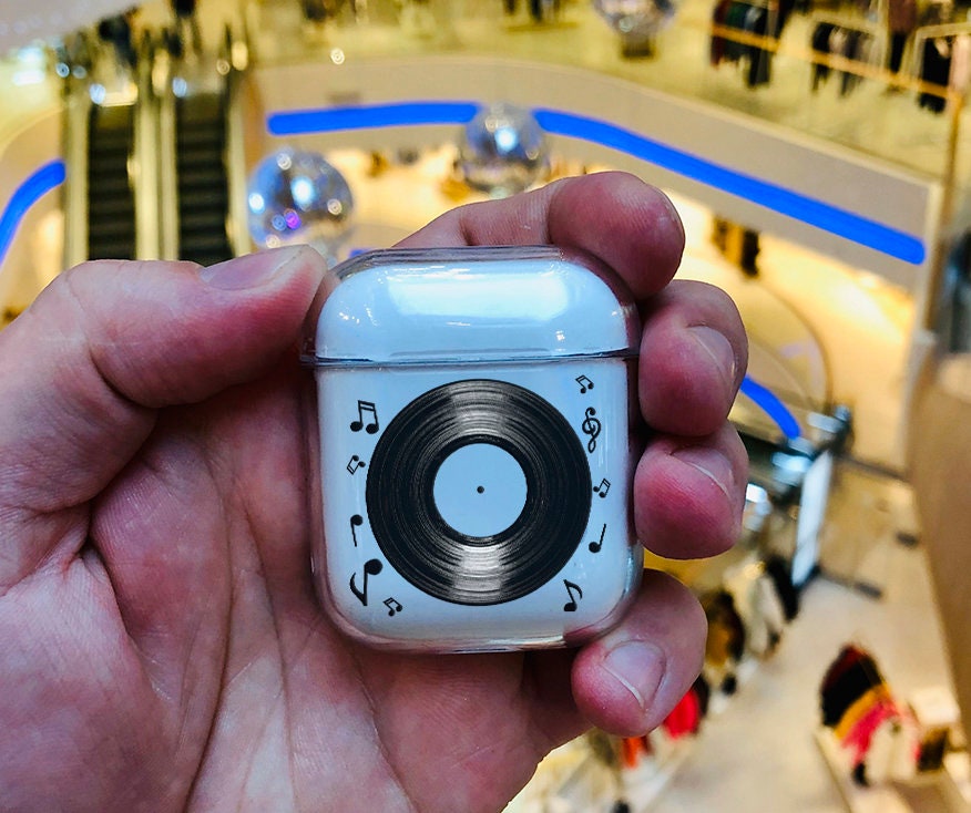 Music Notes Airpods Plastic Case Music Plate Airpod Case Solid Etsy