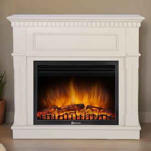 Wooden fireplace, Fireplace screen, Mantel, Home decor, Handmade furniture, Electric fireplace, Furniture, Firepit, Decorative fireplace