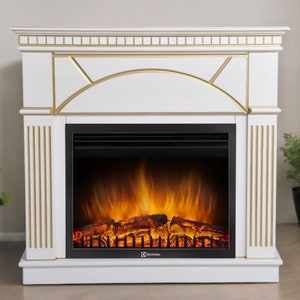 Home decor, Fireplace cladding, Fireplace, Mantel, Wooden fireplace, Handmade furniture, Electric fireplace, Furniture, Decorative fireplace