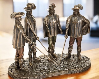 三銃士の像、アトス、ポルトス、アラミスの像 - Etsy 日本