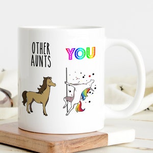 aunt unicorn mug