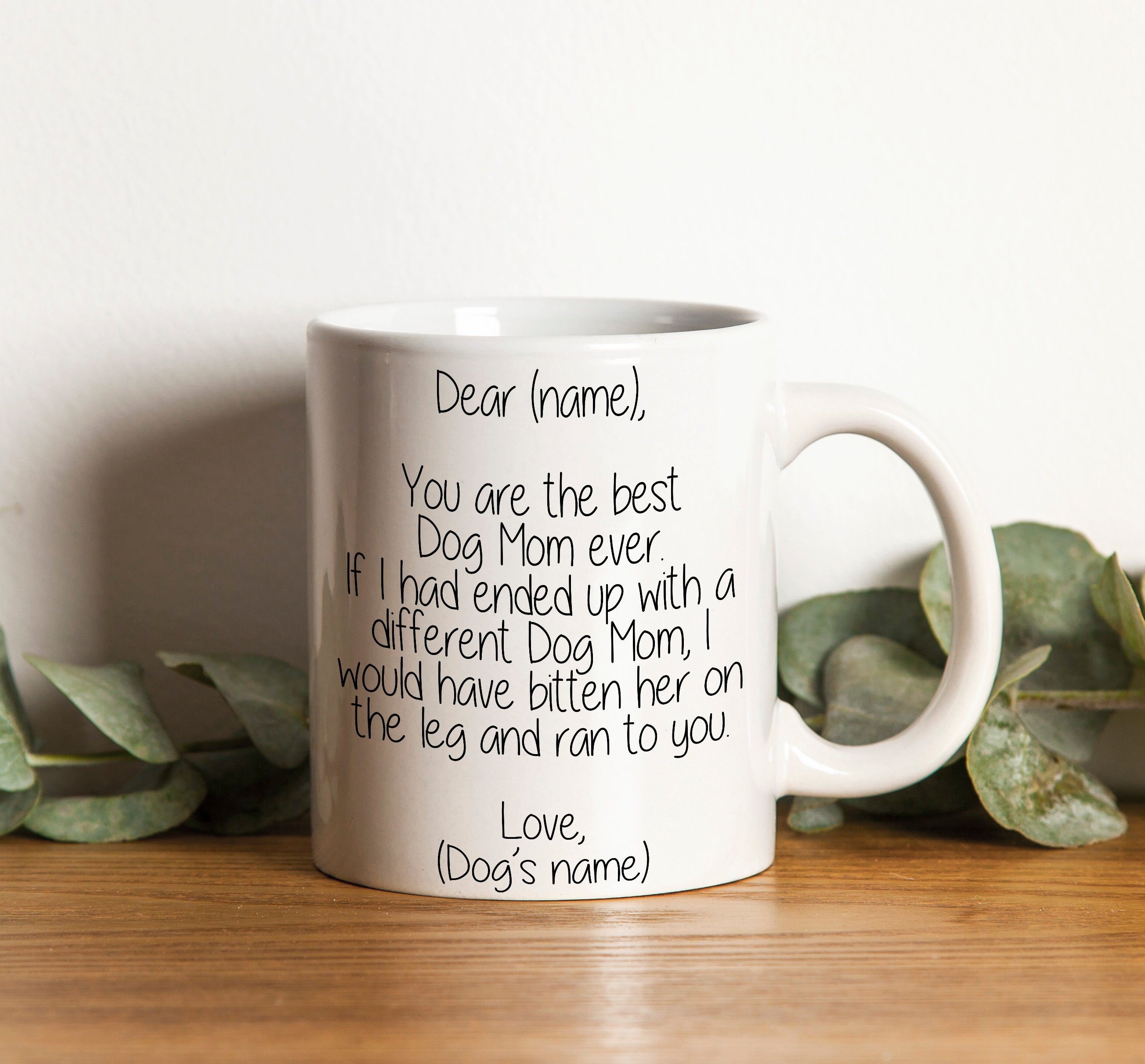 dear dog mum mug