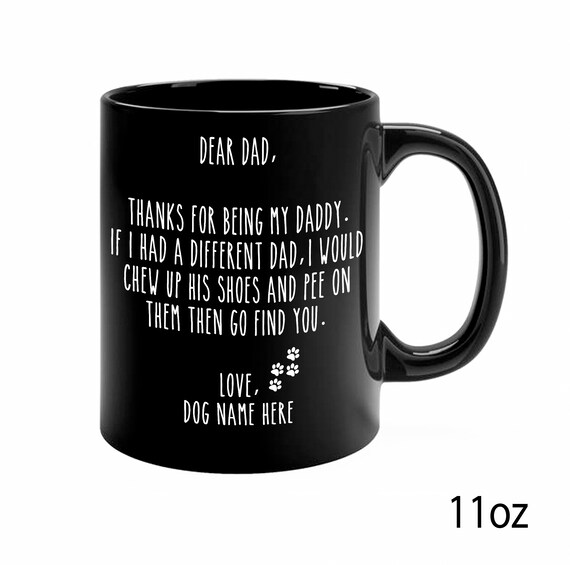 dear dog dad mug