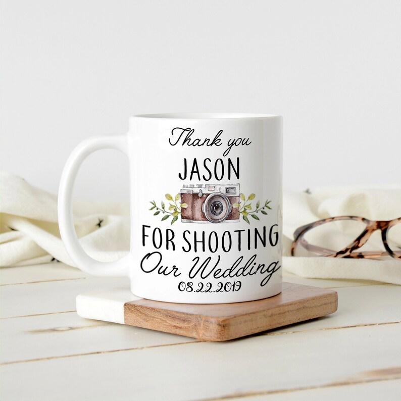 Personalized Wedding Photographer Gift Photographer Mug Etsy